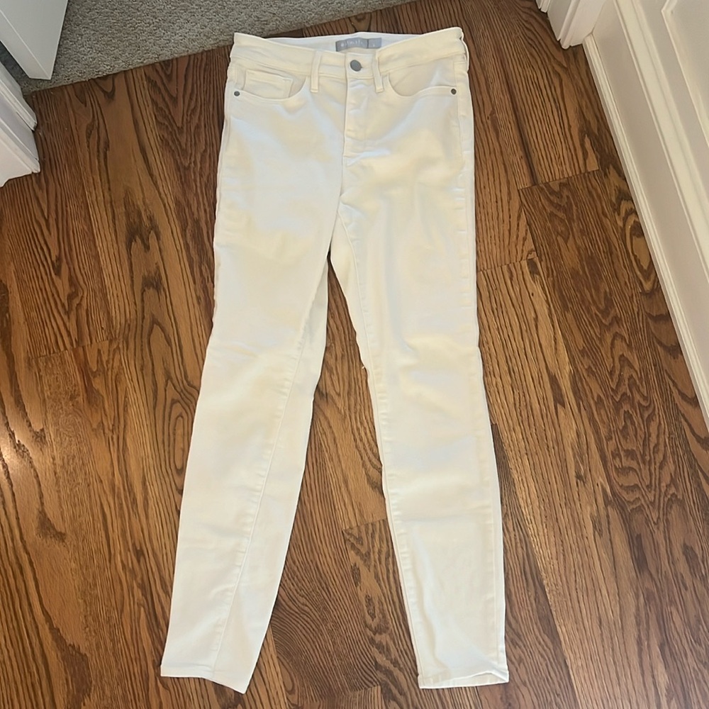 Athleta white skinny jeans.